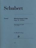 Cover: Franz Schubert - Klaviersonate G-dur op. 78 D 894 - Henle, G&uuml;nter