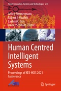 Cover: Human Centred Intelligent Systems - Springer