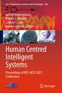 Cover: Human Centred Intelligent Systems - Springer