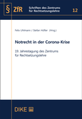 Cover: Notrecht in der Corona-Krise - Dike Verlag Z&uuml;rich