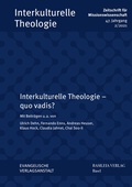Cover: Interkulturelle Theologie - quo vadis? - Evangelische Verlagsanstalt
