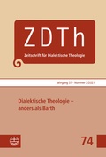 Cover: Dialektische Theologie - anders als Barth - Evangelische Verlagsanstalt