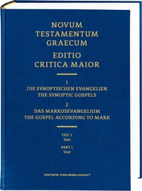 Abbildung von: ECM I/2.1. Markusevangelium. Text - Deutsche Bibelgesellschaft