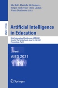 Cover: Artificial Intelligence in Education - Springer