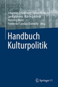 Cover: Handbuch Kulturpolitik - Springer VS