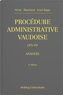 Cover: Procédure administrative vaudoise - Helbing & Lichtenhahn