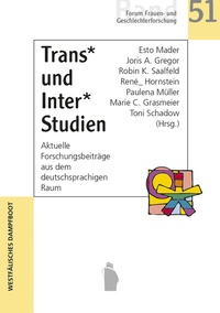 Enlarge image Cover: Trans* und Inter*Studien - Westfälisches Dampfboot