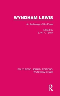 Enlarge image Cover: Wyndham Lewis - Routledge