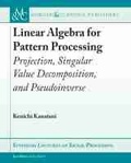 Cover: Linear Algebra for Pattern Processing - Morgan & Claypool Publishers