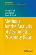 Cover: Methods for the Analysis of Asymmetric Proximity Data - Springer