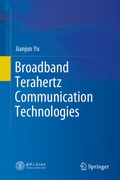 Cover: Broadband Terahertz Communication Technologies - Springer