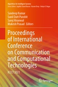 Cover: Proceedings of International Conference on Communication and Computational Technologies - Springer