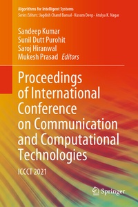 Enlarge image Cover: Proceedings of International Conference on Communication and Computational Technologies - Springer