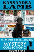 Cover: The Marcia Banks and Buddy Mystery Collection I, Books 1-4 (The Marcia Banks and Buddy Mystery Collections, #1) - misterio press LLC