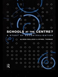 Enlarge image Cover: Schools at the Centre - Routledge