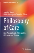 Cover: Philosophy of Care - Springer
