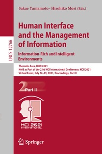 Abbildung von: Human Interface and the Management of Information. Information-Rich and Intelligent Environments - Springer