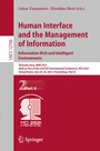 Cover: Human Interface and the Management of Information. Information-Rich and Intelligent Environments - Springer