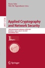 Cover: Applied Cryptography and Network Security - Springer