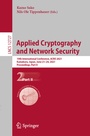 Cover: Applied Cryptography and Network Security - Springer