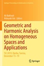 Cover: Geometric and Harmonic Analysis on Homogeneous Spaces and Applications - Springer