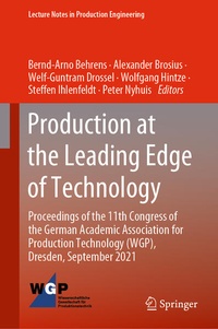 Enlarge image Cover: Production at the Leading Edge of Technology - Springer