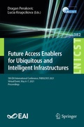 Cover: Future Access Enablers for Ubiquitous and Intelligent Infrastructures - Springer