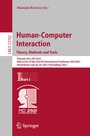 Cover: Human-Computer Interaction. Theory, Methods and Tools - Springer