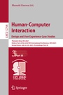 Cover: Human-Computer Interaction. Design and User Experience Case Studies - Springer