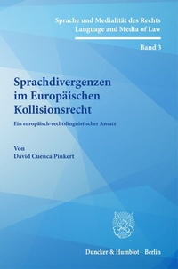 Abbildung von: Sprachdivergenzen im Europäischen Kollisionsrecht. - Duncker & Humblot