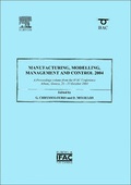 Cover: Manufacturing, Modelling, Management and Control 2004 - Elsevier