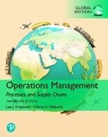Cover: Operations Management: Processes and Supply Chains, Global Edition + MyLab Operations Management with Pearson eText (Package) - Pearson Education Limited