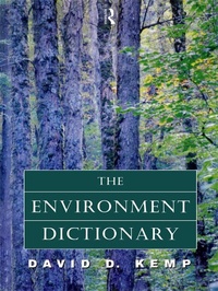 Enlarge image Cover: The Environment Dictionary - Routledge