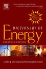 Cover: Dictionary of Energy - Elsevier