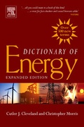 Cover: Dictionary of Energy - Elsevier