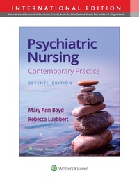 Enlarge image Cover: Psychiatric Nursing - WOLTERS KLUWER HEALTH