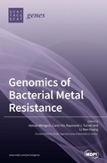 Cover: Genomics of Bacterial Metal Resistance - MDPI AG