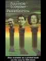 Cover: The Political Economy of Privatization - Routledge