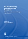 Cover: De-Westernizing Communication Research - Routledge