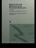 Cover: Democracy and Efficiency in the Economic Enterprise - Routledge