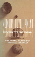 Cover: Memory Development Between Two and Twenty - Psychology Press Ltd