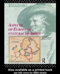 Cover: Aspects of European Cultural Diversity - Routledge