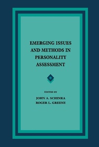 Enlarge image Cover: Emerging Issues and Methods in Personality Assessment - Routledge