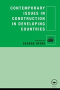 Cover: Contemporary Issues in Construction in Developing Countries - Routledge