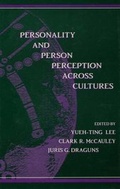 Cover: Personality and Person Perception Across Cultures - Psychology Press Ltd