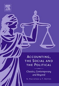 Enlarge image Cover: Accounting, the Social and the Political - Elsevier