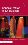 Cover: Generalization of Knowledge - Psychology Press Ltd