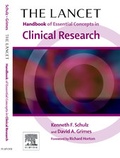 Cover: The Lancet Handbook of Essential Concepts in Clinical Research - Elsevier