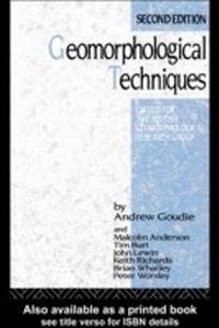 Enlarge image Cover: Geomorphological Techniques - Routledge