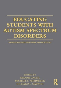 Enlarge image Cover: Educating Students with Autism Spectrum Disorders - Routledge